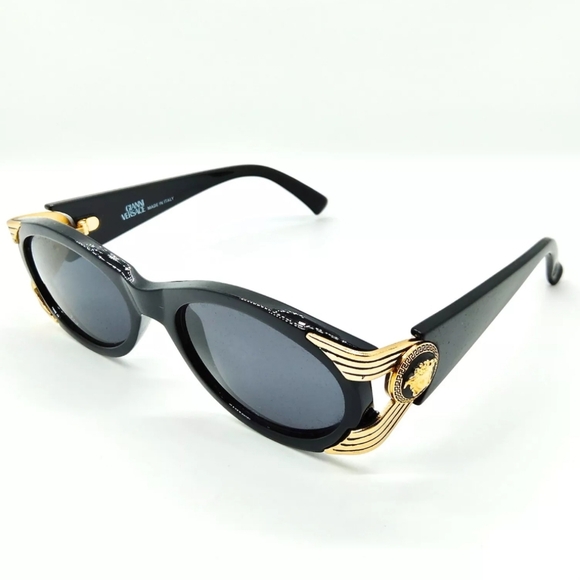 VERSACE BLACK SUNGLASSES MOD.423 - Picture 9 of 11
